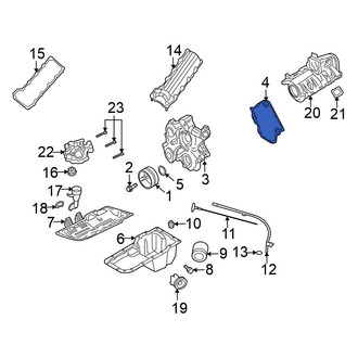 Mitsubishi OE - Engine Timing Cover Gasket