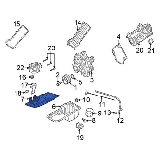 Mitsubishi OE - Engine Oil Pan Gasket