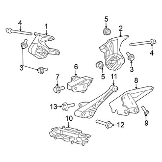 Mitsubishi OE - Engine & Transmission Mounting (4WD)