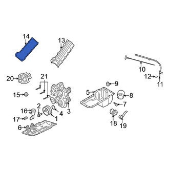 Mitsubishi OE - Left Engine Valve Cover Gasket