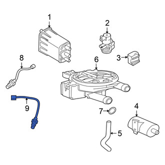 Mitsubishi OE - Front Left Oxygen Sensor