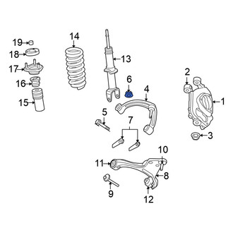 Mitsubishi OE - Suspension Control Arm Nut
