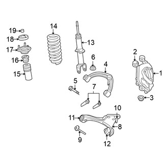 Mitsubishi OE - Front Suspension - Suspension Components