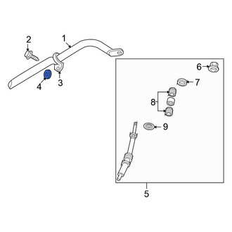 Mitsubishi OE - Front Suspension Stabilizer Bar Bushing