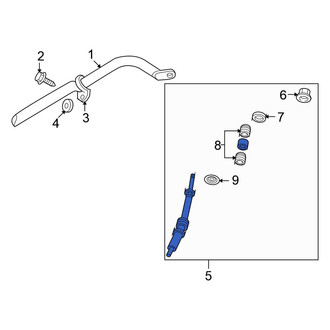 Mitsubishi OE - Front Suspension Stabilizer Bar Link