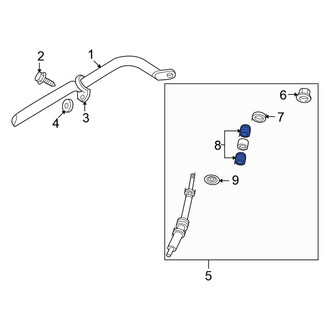 Mitsubishi OE - Front Suspension Stabilizer Bar Link Bushing
