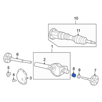 Mitsubishi OE - Front Drive Axle Shaft Bearing