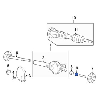 Mitsubishi OE - Front Drive Axle Shaft Seal