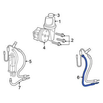 Mitsubishi OE - Power Steering Return Hose