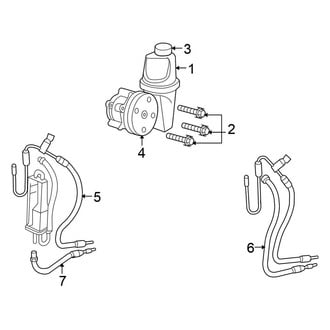 Mitsubishi OE - Steering Gear & Linkage - Pump & Hoses (LS)