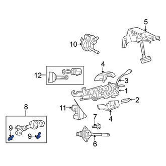 Mitsubishi OE - Lower Steering Shaft Bolt