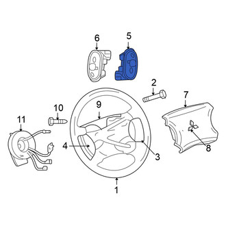 Mitsubishi OE - Right Steering Wheel Radio Controls