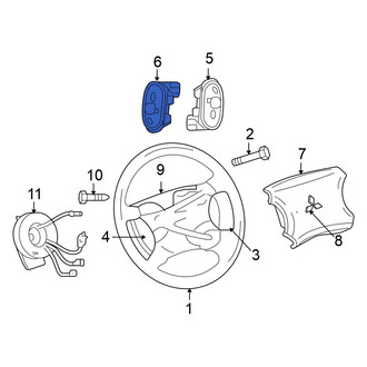 Mitsubishi OE - Left Steering Wheel Radio Controls