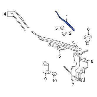 Mitsubishi OE - Left Wiper Arm