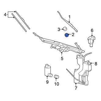 Mitsubishi OE - Wiper Arm Nut