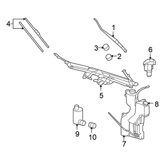 Mitsubishi OE - Windshield - Wiper & Washer Components