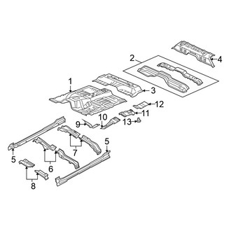 Mitsubishi OE - Cab - Floor (LS Extended Cab)