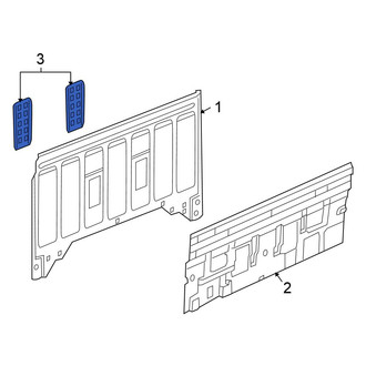 Mitsubishi OE - Rear Quarter Panel Air Vent Grille