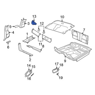Mitsubishi OE - Coat Hook