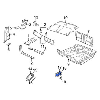 Mitsubishi OE - Map Light Lens