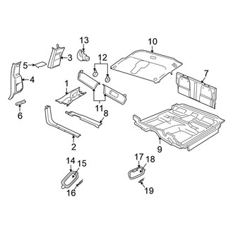 Mitsubishi OE - Cab - Interior Trim (LS Extended Cab)