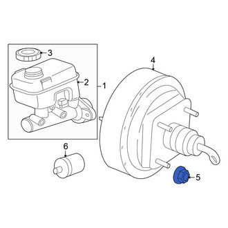 Mitsubishi OE - Power Brake Booster Nut