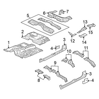 Mitsubishi OE - Cab - Floor (LS Double Cab)