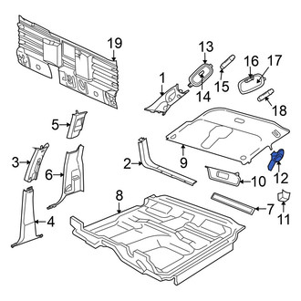 Mitsubishi OE - Coat Hook
