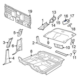 Mitsubishi OE - Courtesy Light Lens