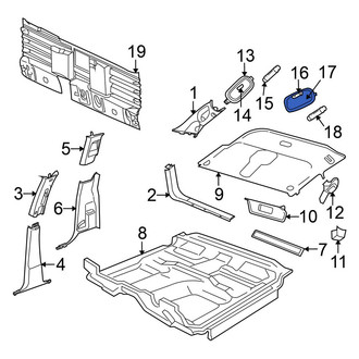 Mitsubishi OE - Map Light Lens