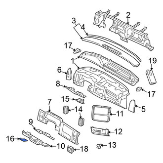 Mitsubishi OE - Parking Brake Handle Assembly