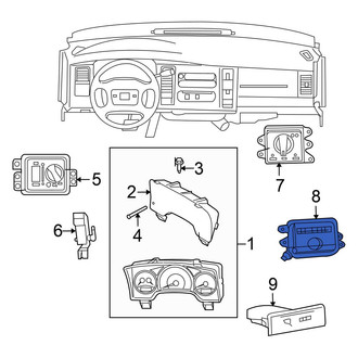 Mitsubishi OE - Instrument Panel Bezel