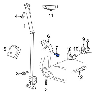 Mitsubishi OE - Upper Radiator Support Air Deflector Clip