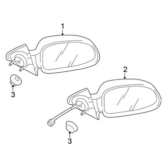 Mitsubishi OE - Front Door - Outside Mirrors