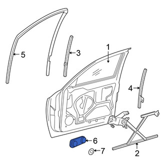 Mitsubishi OE - Front Window Crank Handle