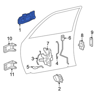 Mitsubishi OE - Front Left Outer Exterior Door Handle
