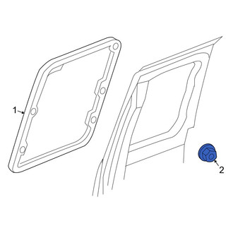 Mitsubishi OE - Door Glass Nut