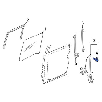 Mitsubishi OE - Hood Latch Striker Plate Screw