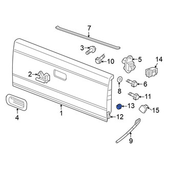 Mitsubishi OE - Rear Tailgate Hinge Bushing