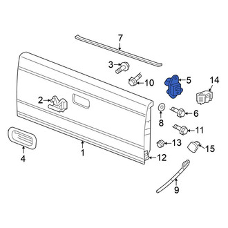 Mitsubishi OE - Rear Left Tailgate Latch