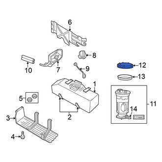 Mitsubishi OE - Fuel Tank Lock Ring