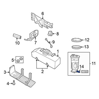Mitsubishi OE - Fuel Sender and Hanger Assembly