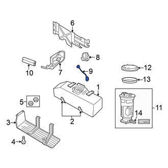 Mitsubishi OE - Fuel Tank Cap Tether