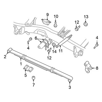 Mitsubishi OE - Rear Suspension - Suspension Components