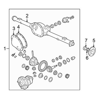 Mitsubishi OE - Rear Suspension - Axle & Differential