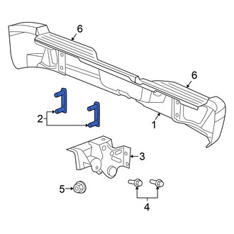 Mitsubishi OE - Bumper Face Bar Bracket