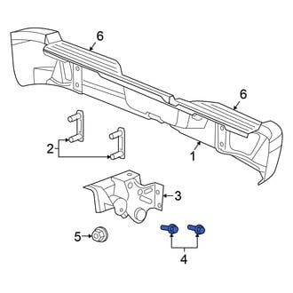 Mitsubishi OE - Bumper Face Bar Bolt