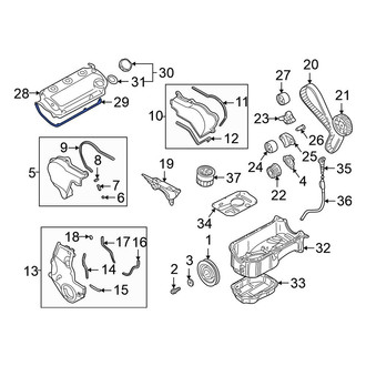 Mitsubishi OE - Engine Valve Cover Gasket