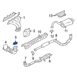Mitsubishi OE - Center Catalytic Converter Gasket