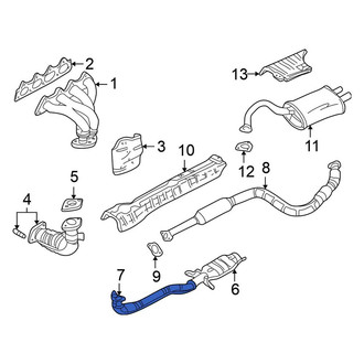 Mitsubishi OE - Center Catalytic Converter Gasket
